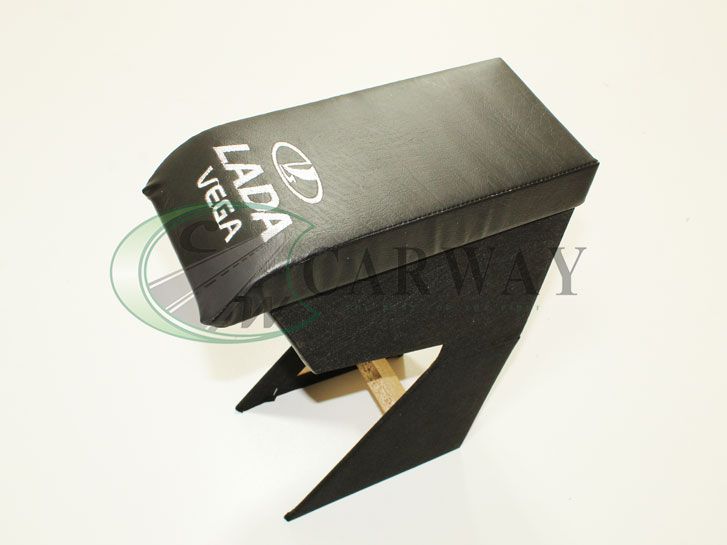 Подлокотник ВАЗ 2110 (с вышивкой) черный Интерпласт