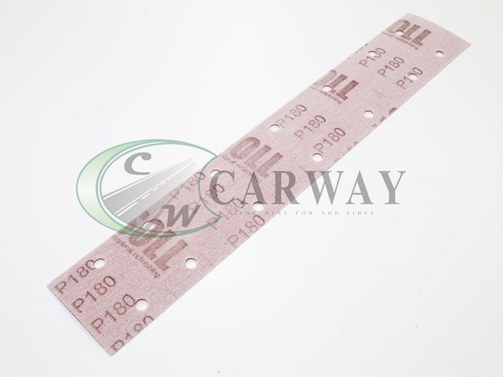 Наждачная бумага (полоса) для шлифовки пластика P-180 70мм х 420мм