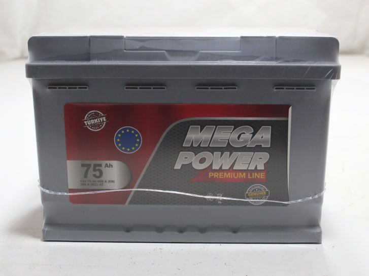Аккумулятор 6СТ 75А  (0) Евро (правый +) 650А Mega Power Premium Line