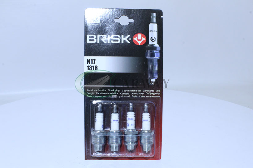 Свечи зажигания Волга, Газель (ЗМЗ-402) CLASSIC BR N17.4B (1-конт) Brisk