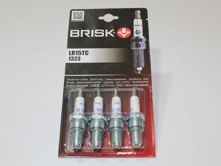 Свеча ВАЗ 2101-09,Таврия,Lanos (8 кл.) BR LR15TC EXTRA (3-х конт.)