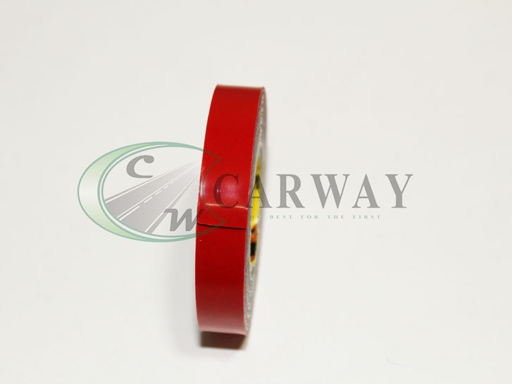 Скотч двухсторонний 10мм. красный 2м 6008F (12/384) 3M