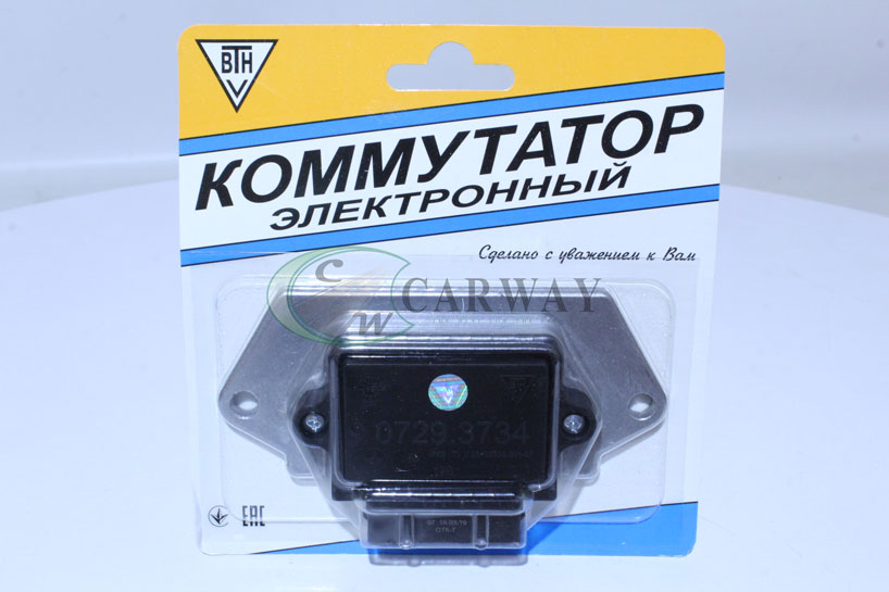 Коммутатор ВАЗ 2108-2109 (7конт.) (увел. срок службы) блистер 0729.3734 ВТН