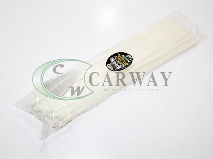 Хомут пластиковый 8,8*600 белый 100шт. Zollex