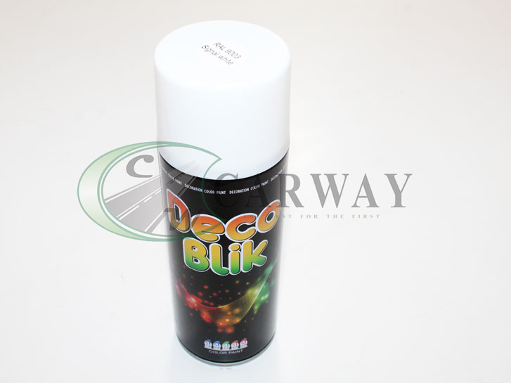 Краска белый сигнальний 400мл Deco Blik 9003