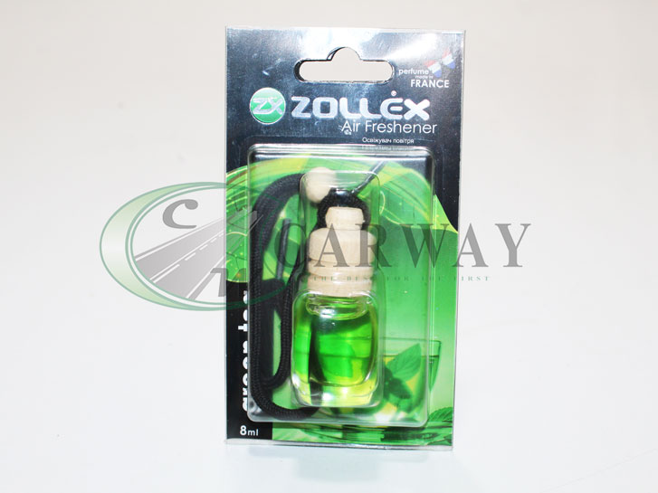 Освежитель воздуха авто 8мл Зелёный чай деревяная пробка 21GT 18065 Zollex