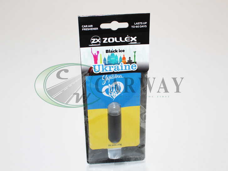 Освежитель воздуха черный лед 3мл UKRAINE Black ice 17019 Zollex