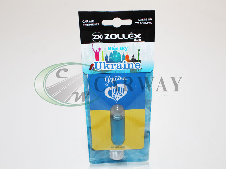 Освежитель воздуха голубое небо 3мл UKRAINE Blue sky 17018 Zollex