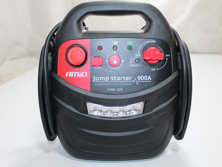 Пусковое устройство (Бустер) 12V 17Ah 900A 4in1 Amio SJ01
