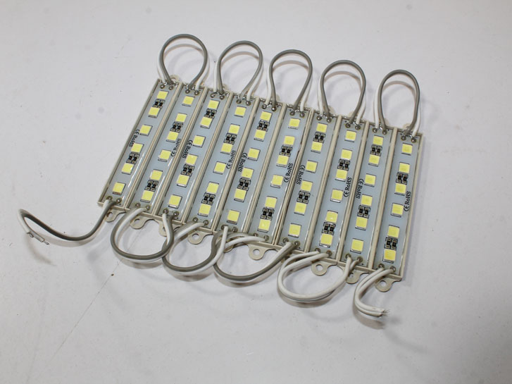 Диодные модули 12V 6 SMD 5050 (75mm*12mm) WHITE