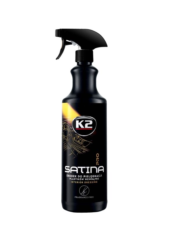 Полироль для пластика и приборной панели Satina Pro 1л. (нейтральный)