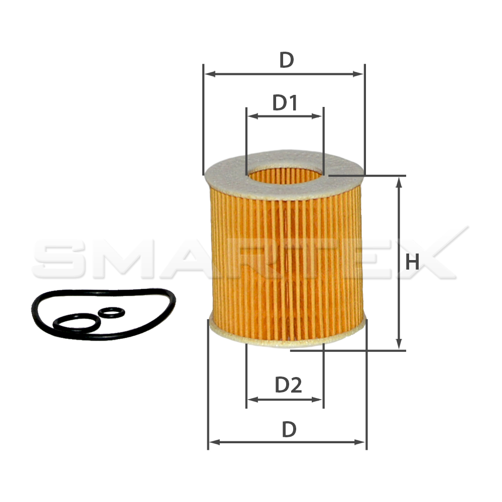 Фильтр масляный AUDI, SEAT, SKODA , VW (OE 671 / WL7318 / OX 360D / HU 710 x)