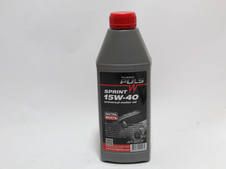 Масло моторное мин.15w40 TURBO PULS SPRINT 15W-40  API SL/CF 0,85л канистра ПЭ