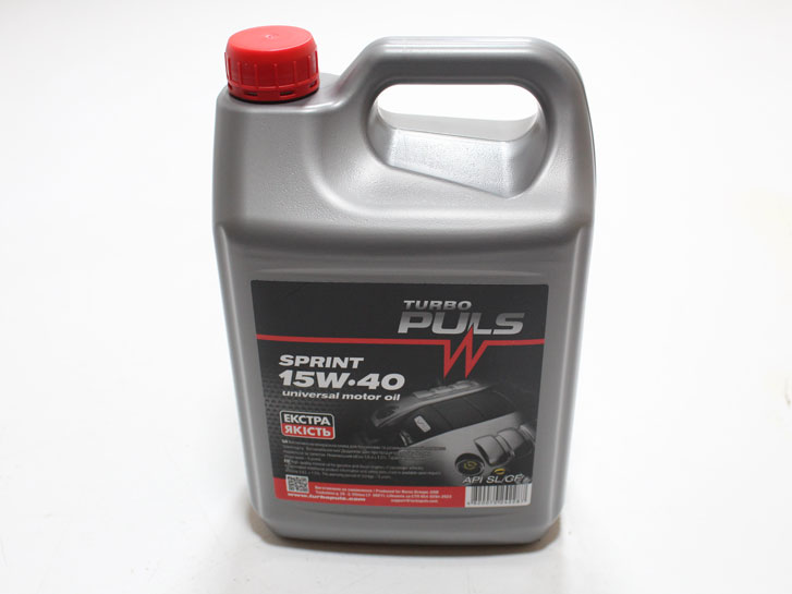 Масло моторное мин.15w40 TURBO PULS SPRINT 15W-40  API SL/CF 3,6л канистра ПЭ