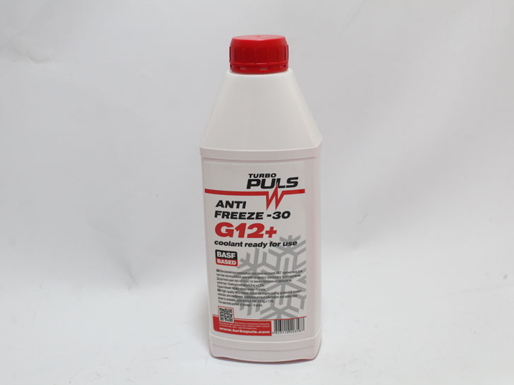 Тосол Антифриз (-30) (0,9 кг) красный G12 TURBO PULS