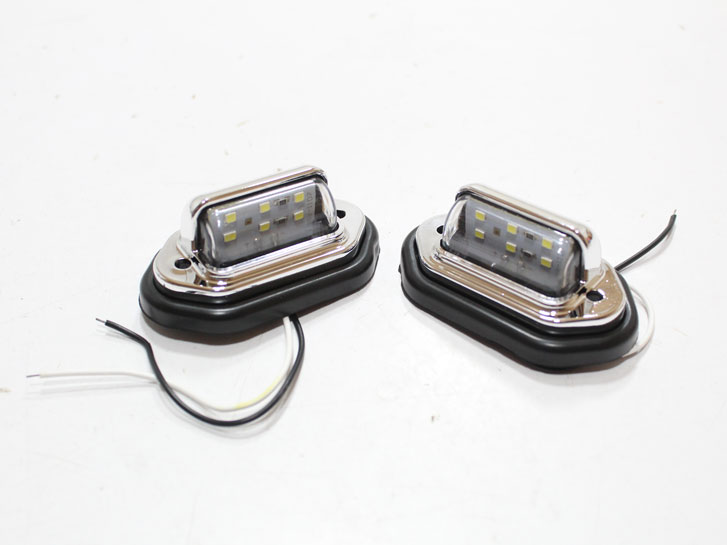 Подсветка номерного знака 44mm*76 mm *32 mm 6 LED WHITE 12-24V IP67