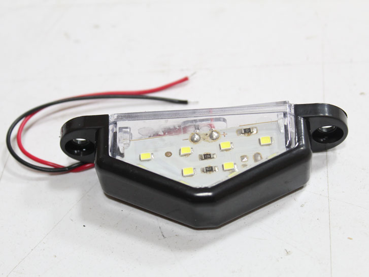 Подсветка номерного знака 44mm*76 mm *32 mm 6 LED WHITE 12-24V IP67