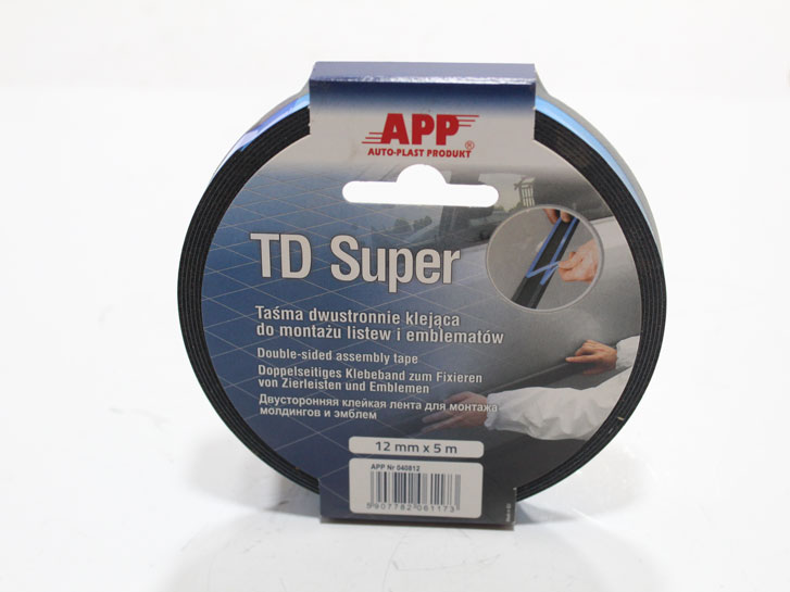 Скотч двухсторонний APP TD Super 12мм. синий (5м)