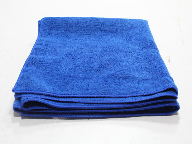 Салфетка микрофибра 70х120см 350г/см (синяя) полотенце MicroFiber