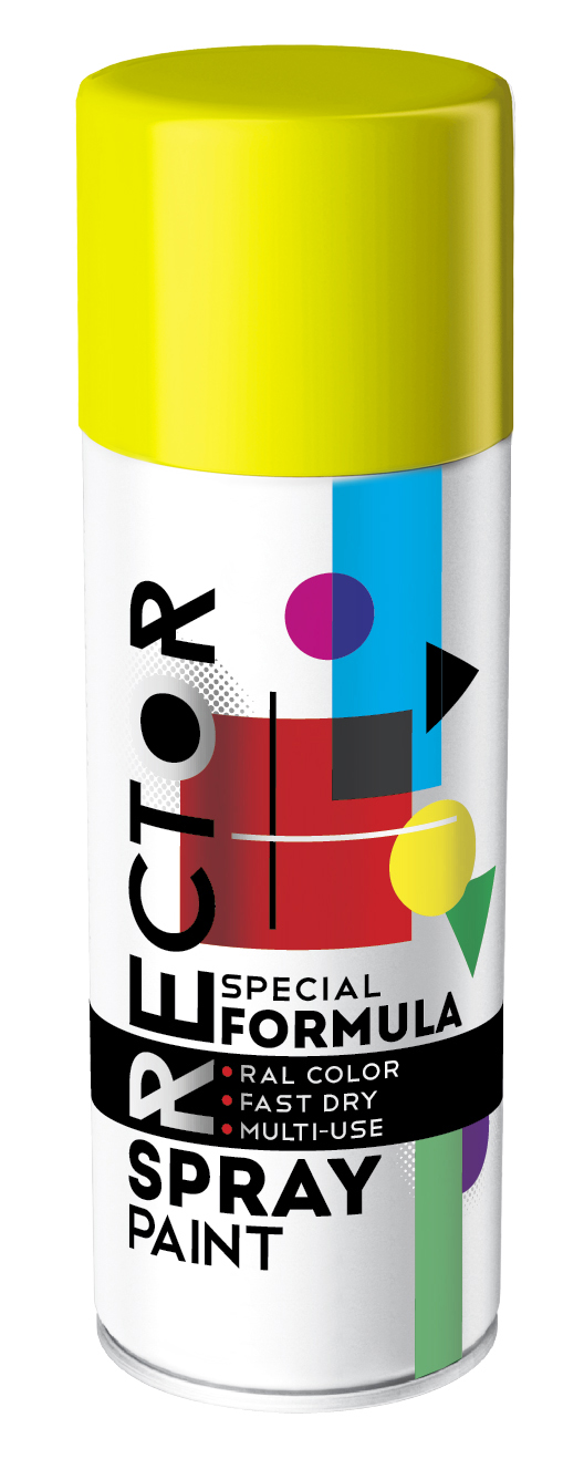 Краска жёлтая (0,400 л) RAL 1023 RECTOR