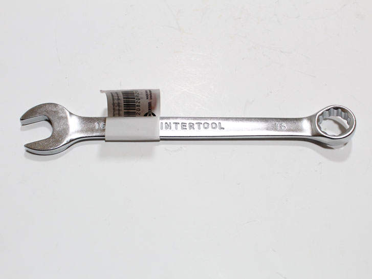 Ключ рожково-накидной 16 мм Intertool