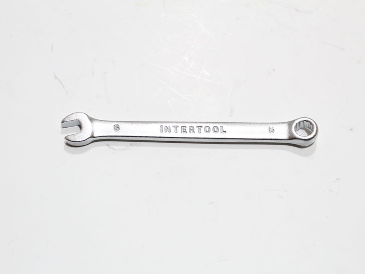 Ключ рожково-накидной 6 мм Intertool