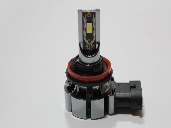 Лампа LED H11(H8/H9/H16), диод 3570/ 12V, 30W, 6500K/тип охлаждения - радиатор+вентилятор "T5"