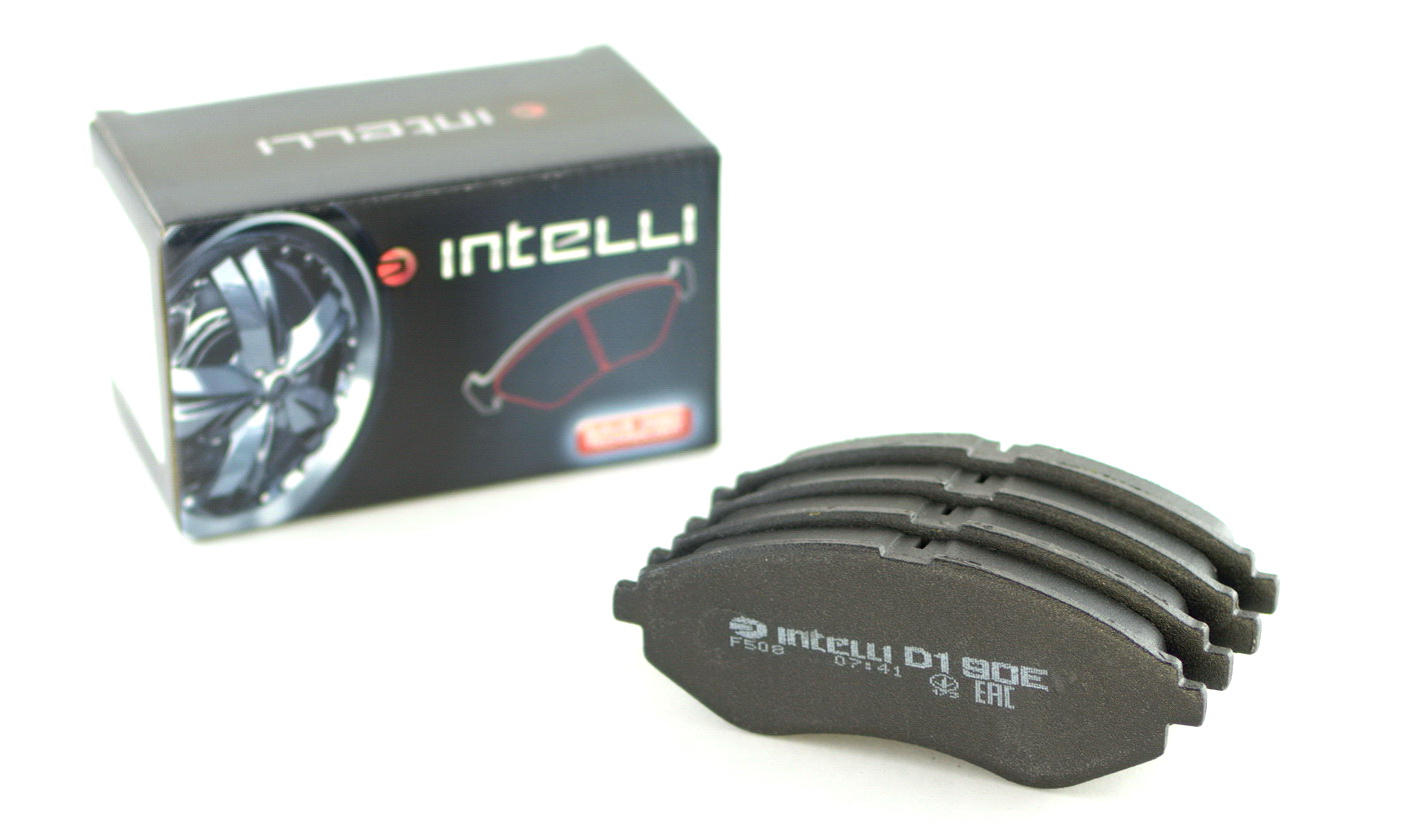 Колодки передние тормозные Aveo 96534653 D190E Intelli