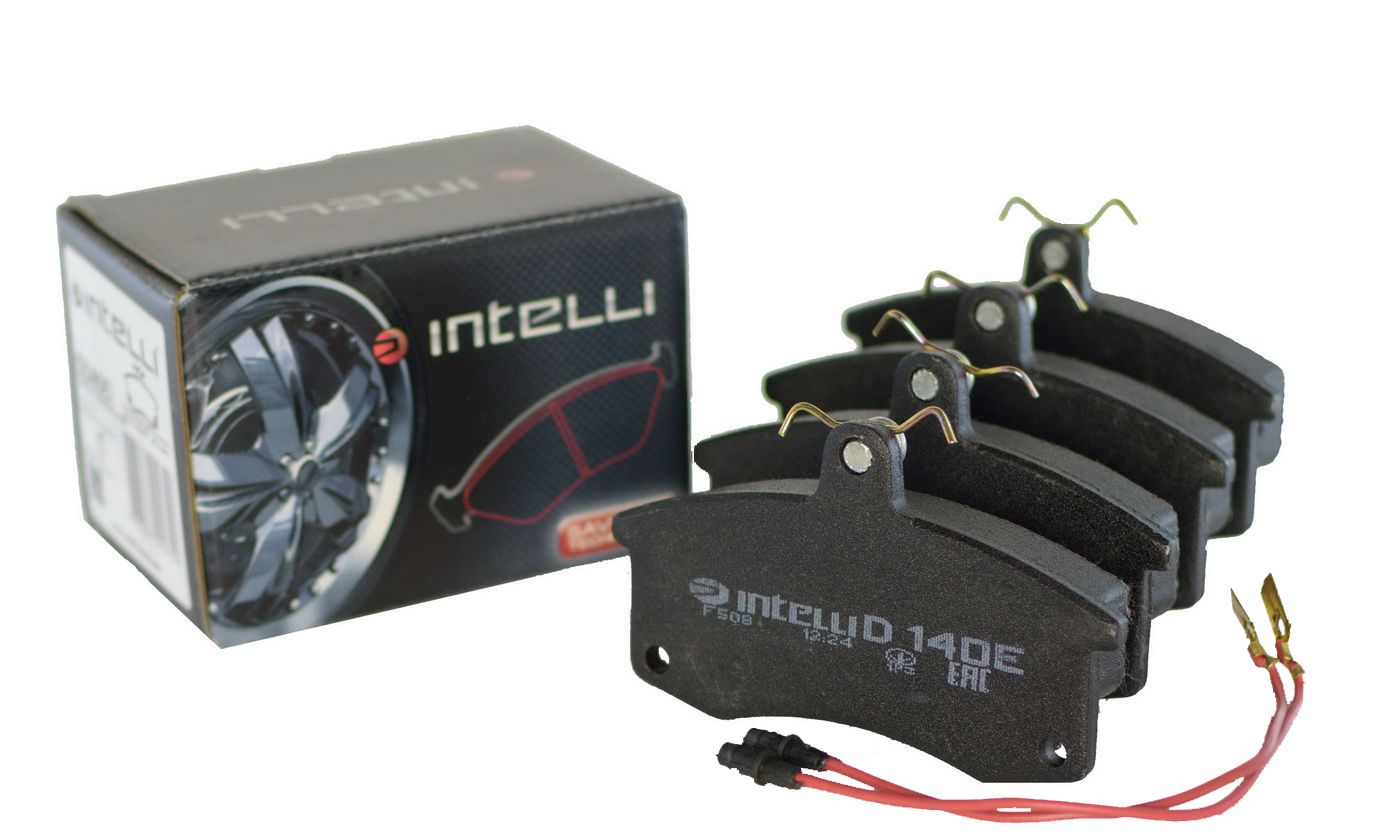 Колодки передние тормозные ВАЗ 2110-12 (эл. датч.) 2110-3501090 D140Ei Intelli