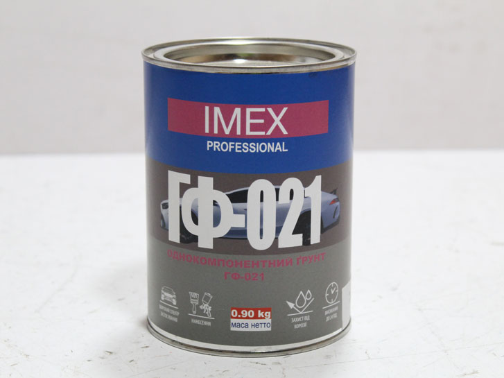 Грунт серый 1л универсальный профессиональный GF-021 (0,9кг) IMEX