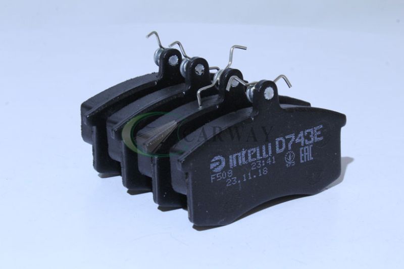 Колодки передние тормозные ВАЗ 2108-09, 1117-19, 2170-72 2108-3501080 D743E Intelli