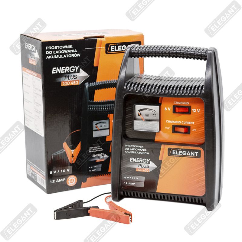 Зарядное устройство для автомобильных аккумуляторов 6-12V/12A быстрый и стандартный заряд EL 100 450 фото 3
