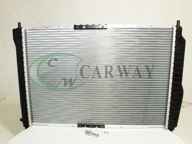 Радиатор охлаждения Chevrolet Aveo 1.4, 1.6 АКПП H=413; L=600 паяный 96536526 FSO