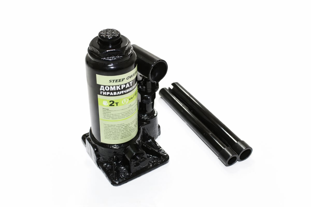 Домкрат гидравлический 2т бутылочный 148-278мм SPR 2202 Steel Power