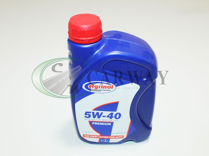 Масло моторное синтетическое 5w40 Premium (1л) SL/CF Агринол