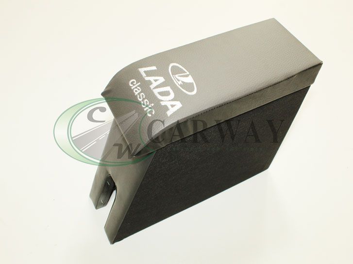 Подлокотник ВАЗ 2101, 02, 03, 06 (с вышивкой) серый Интерпласт