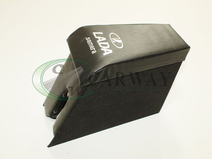Подлокотник ВАЗ 2108 2109 (с вышивкой) черный Интерпласт