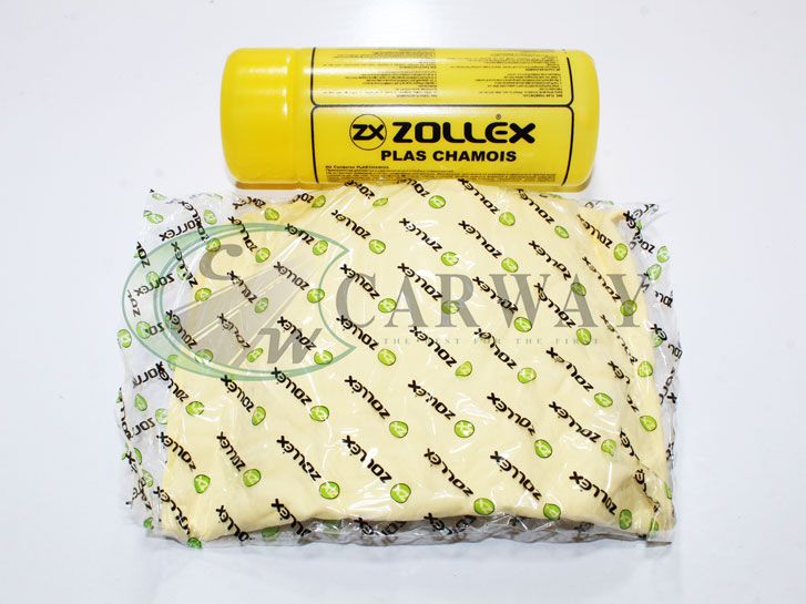 Салфетка влаговпитывающая замшевая 32x43см в тубусе малая ZTF-009 Zollex