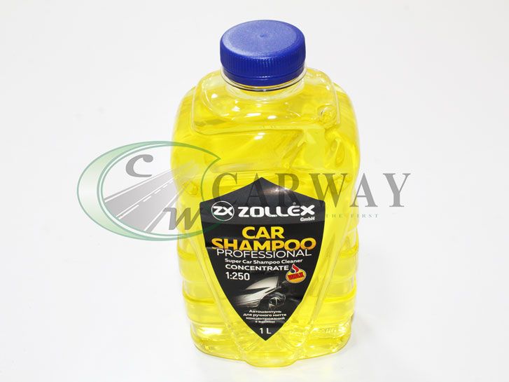 Шампунь с воском автомобильный (1 л) концентрат Professional Zollex