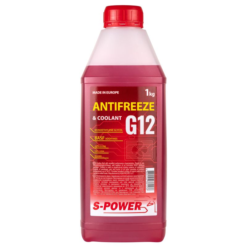 Тосол (-30)  (1 кг) красный G12 S-POWER