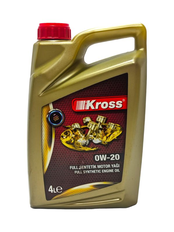 Масло моторное синтетика 0W20 (4л) Kross