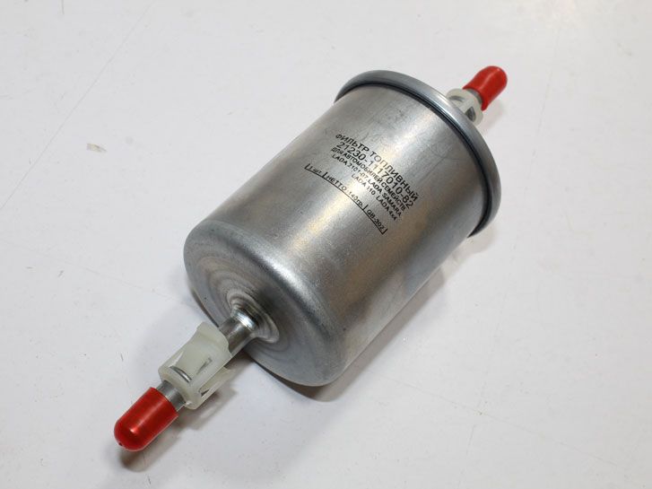 Фильтр топливный бензиновый инжектор ВАЗ 2108-12, 1118, 2170 (с 2005г.в.) (под хомут) 2112-1117010-01