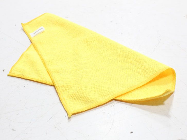 Салфетка микрофибра 30х30см 230г/см (жёлтая) MicroFiber