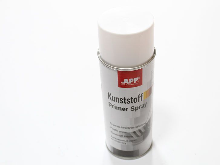 Грунт по пластику прозрачно-серебряный 400 мл. APP Kunststoff Primer