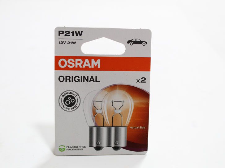 ЛАМПА НАКАЛИВАНИЯ 12V P21W 21W BA15S ORIGINAL LINE, БЛИСТЕР (2ШТ)
