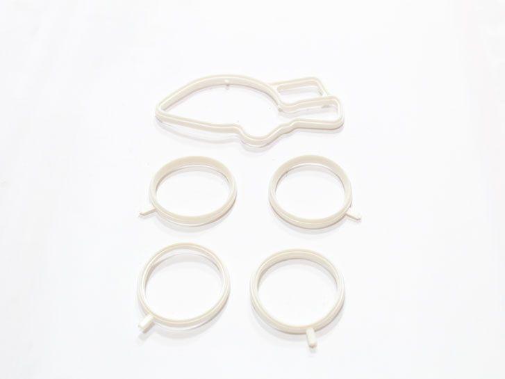 Р/к рессивера и дроссельной заслонки ВАЗ 2110-2112 прокладка+ кольца силикон белый