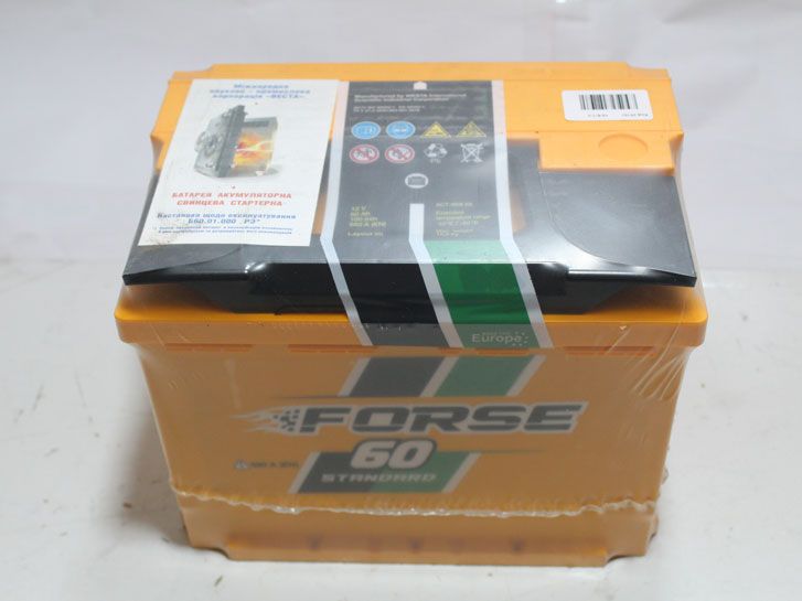 Аккумулятор 6СТ 60А  (0) (правый +) 580А Standart фото 2