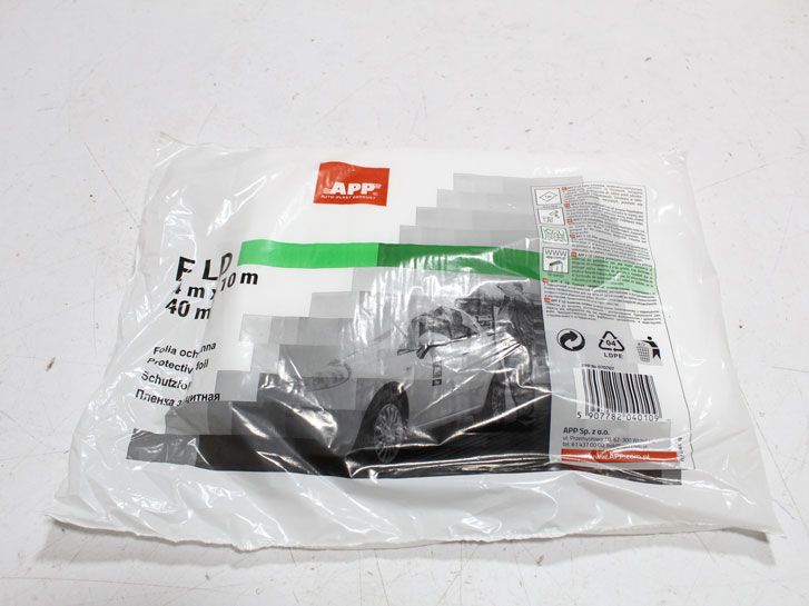 Пленка защитная малярная 4*10м , APP F LD 4 мкм