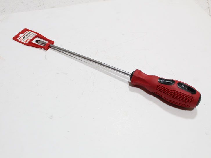 Отвертка шлицевая SL6*200 мм Intertool фото 3