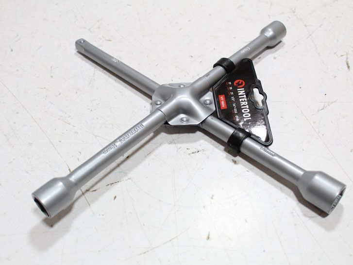 Ключ балонный крестообразный 17х19х21х1/2 усиленнный